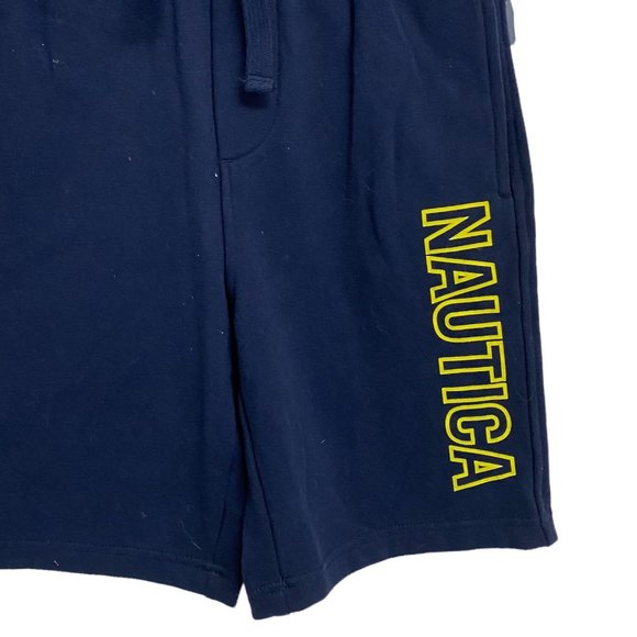 Nautica youth boys size 12  sweat shorts pull on blue with pockets - Picture 3 of 6